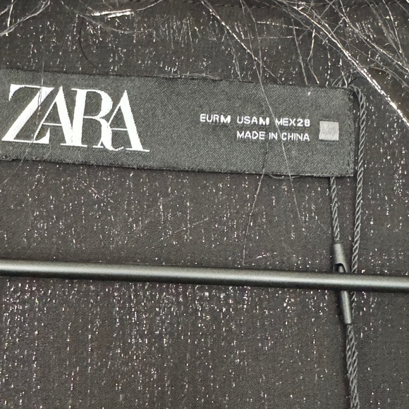 ZARA 8741/499/808/030/295 Bloggers Fav Fringed Metallic Thread Jacket - Picture 8 of 9